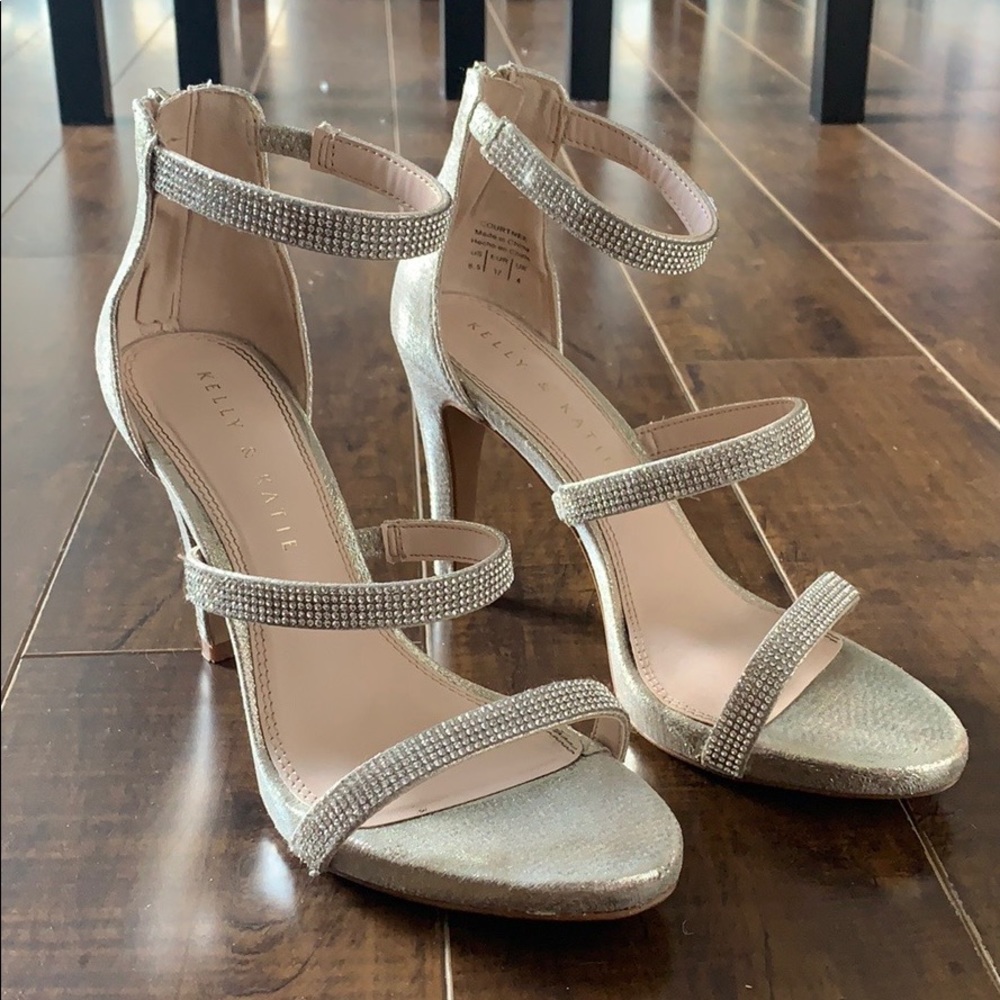 light gold studded heels!